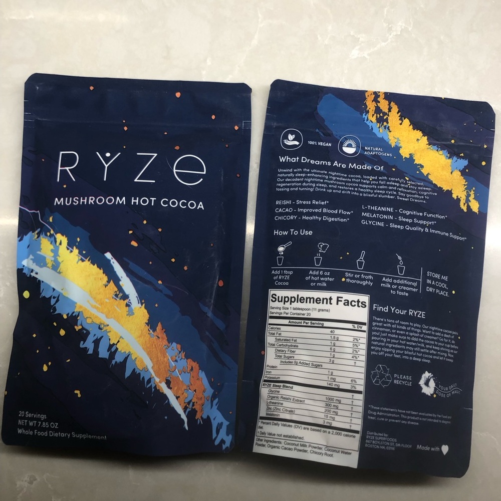 3 packs Ryze Cocoa exp 11/24